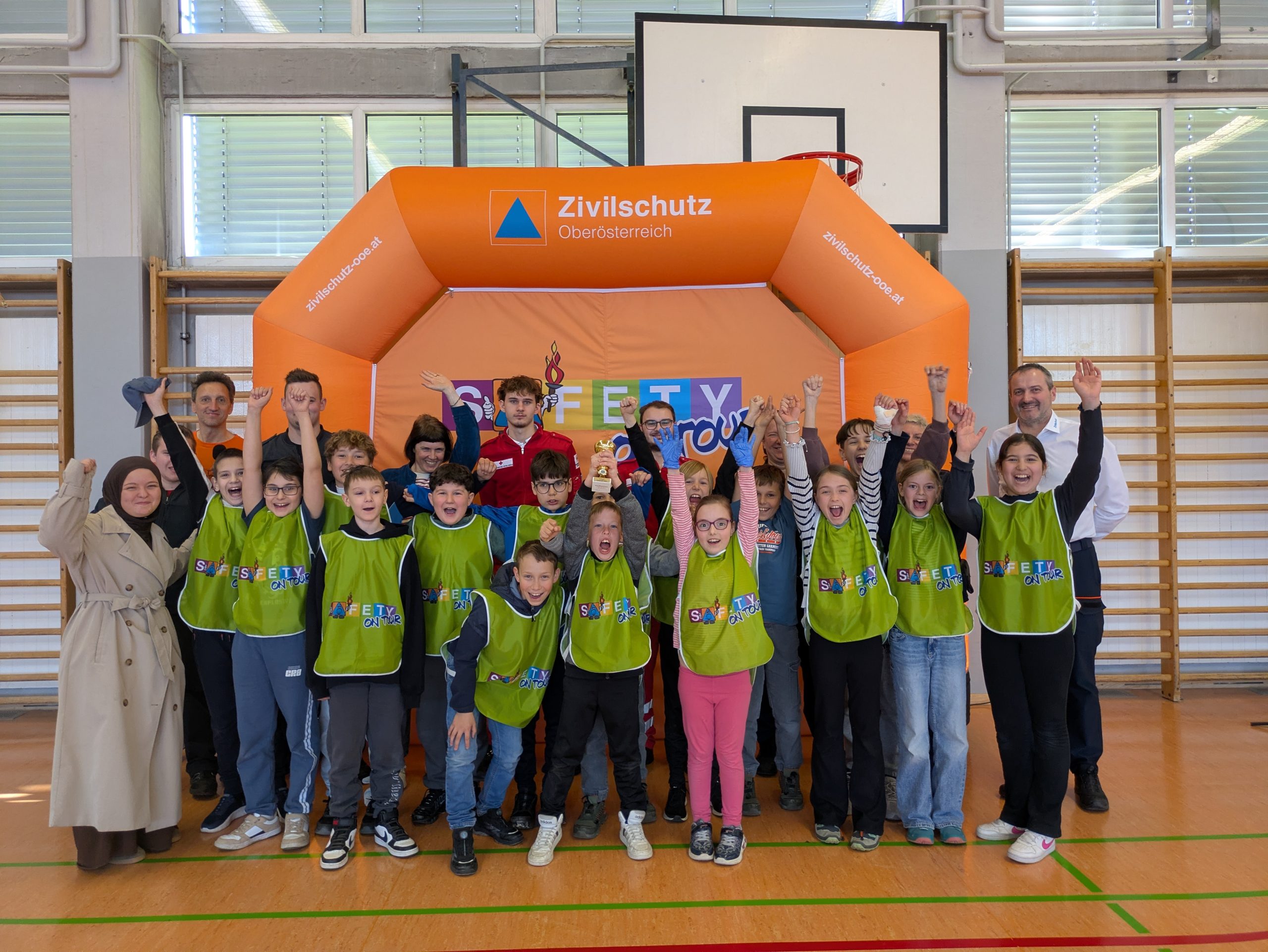 4a gewinnt Zivilschutz Kinderolympiade